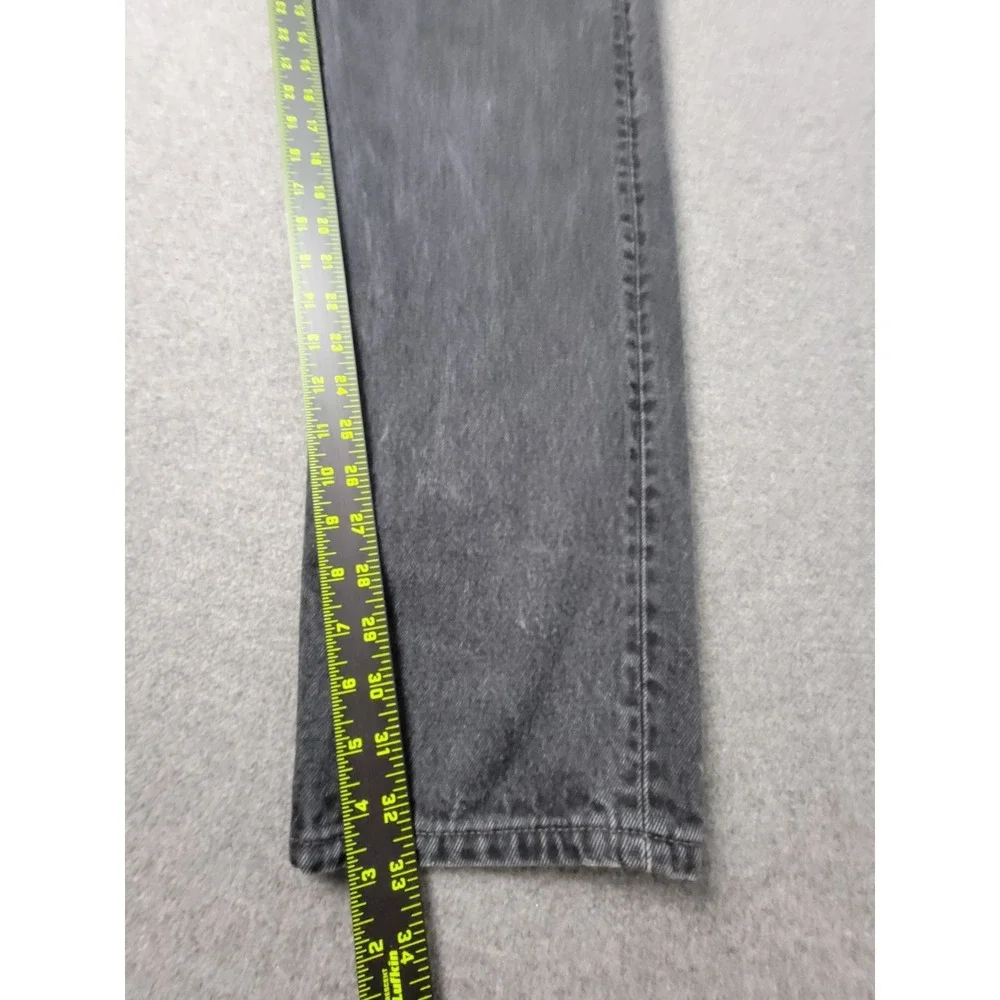 Levi's 550 Jeans Mens 34x34 Gray‎ Denim Relaxed Fit USA Tapered Leg Streetwear